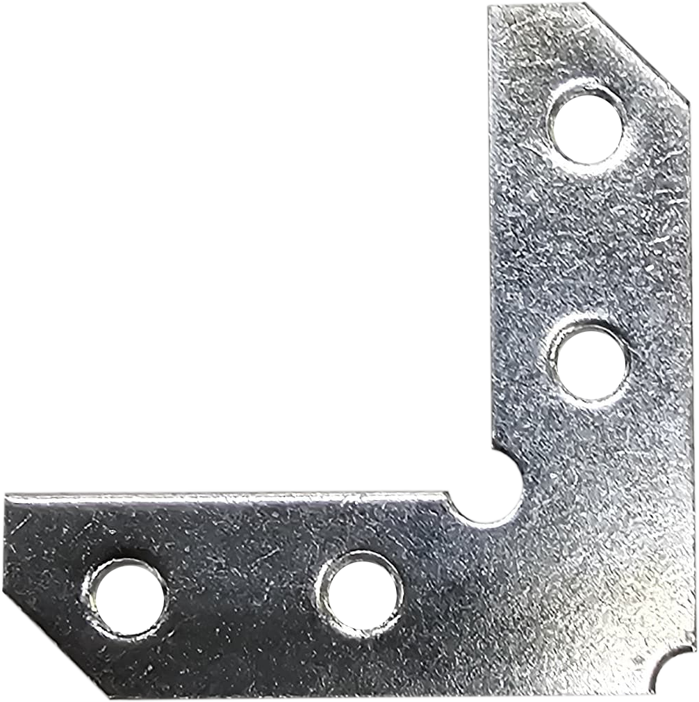 P-40 Large L Angle Aluminium Bracket, Zinc Alloy for Heavy Duty Frame Connections, Corrosion Resistant, Ideal for Modular Frame Assemblies